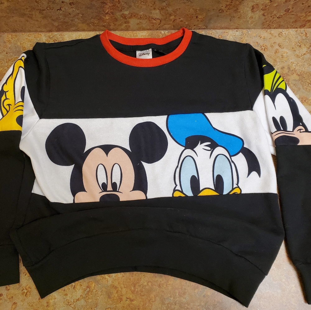 Disney long sleeve crew neck